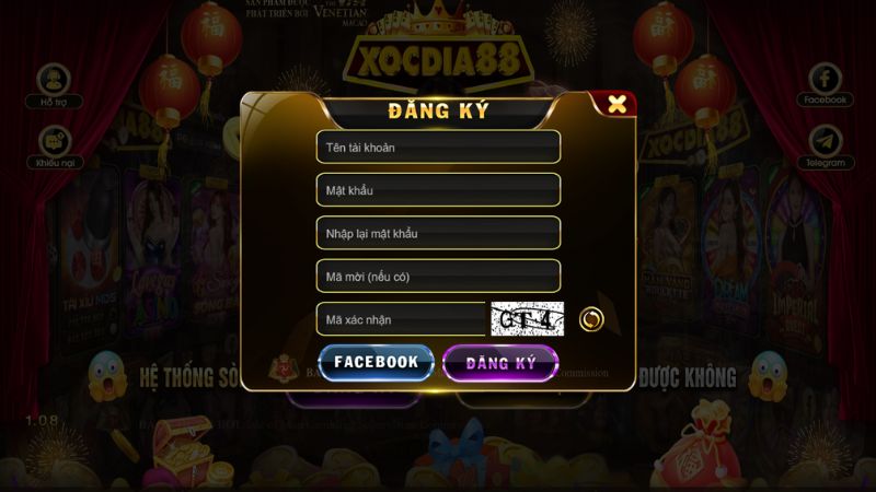 Hướng dẫn tạo đăng ký Xocdia88 chi tiết